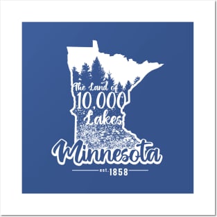 Minnesota The Land of 10,000 Lakes Posters and Art